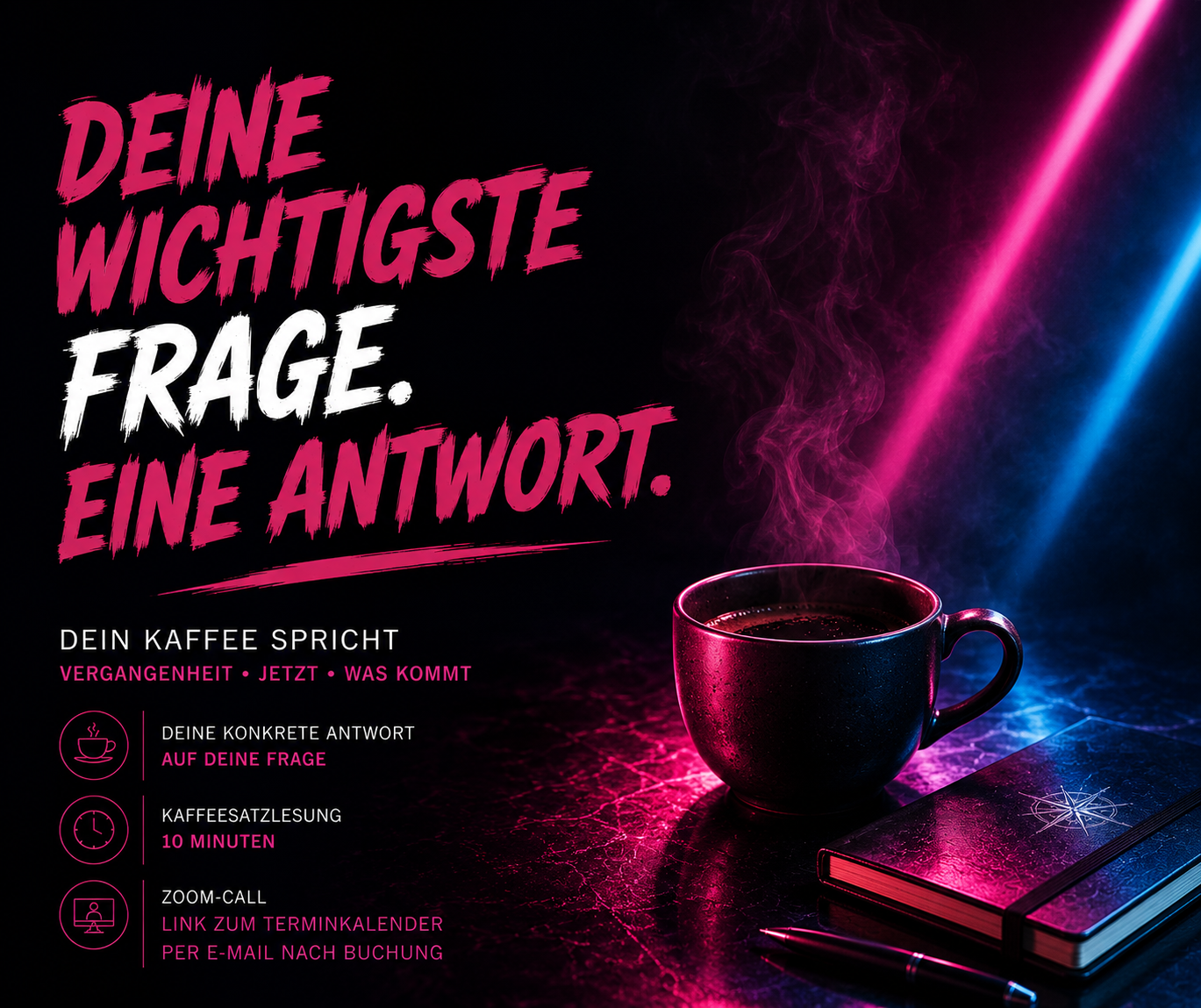 Deine wichtigste Frage. Eine Antwort.