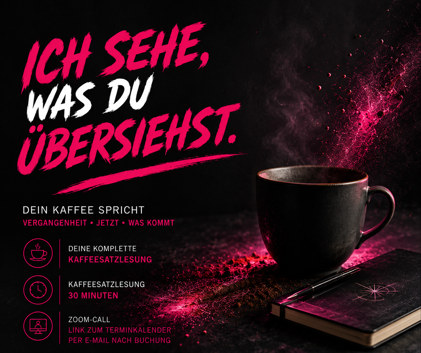 Deine ausführliche Kaffeesatzlesung